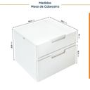 Ver imagem 3 de Cama Queen Multifuncional Madeira Maciça Irara CabeCasa MadeiraOriginals Branco/Lavado