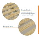Ver imagem 7 de Cama Queen Multifuncional Madeira Maciça Irara CabeCasa MadeiraOriginals Branco/Lavado
