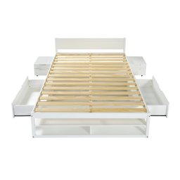 Cama Queen Multifuncional Madeira Maciça Irara CabeCasa MadeiraMadeira - 10