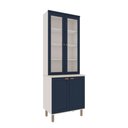 Ver imagem 2 de Cristaleira Genialflex Iluminata Branco Azul