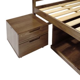 Cama Queen Multifuncional Madeira Maciça Irara CabeCasa MadeiraMadeira - 11