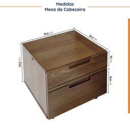 Cama Queen Multifuncional Madeira Maciça Irara CabeCasa MadeiraMadeira - 3