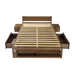 Cama Queen Multifuncional Madeira Maciça Irara CabeCasa MadeiraMadeira - 10