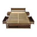 Ver imagem 2 de Cama Queen Multifuncional Madeira Maciça Irara CabeCasa MadeiraOriginals Marrom/Caramelo