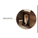 Ver imagem 7 de Cama Queen Multifuncional Madeira Maciça Irara CabeCasa MadeiraOriginals Marrom/Caramelo