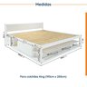 Cama King Multifuncional Madeira Maciça Irara CabeCasa MadeiraOriginals - 2
