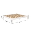 Ver imagem 2 de Cama King Size Turca New em Madeira Maciça Cor Branco