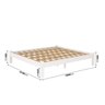 Cama King Size Turca New em Madeira Maciça Cor Branco - 2