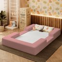 Ver imagem 1 de Cama Montessoriana Berço Infantil 100% Espuma Balaqui Decor Cor:rosa