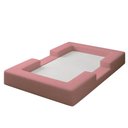 Ver imagem 5 de Cama Montessoriana Berço Infantil 100% Espuma Balaqui Decor Cor:rosa