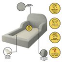 Ver imagem 2 de Cama Colchão Solteiro Montessoriana Infantil - Balaqui Decor - Cinza Claro