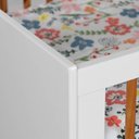 Ver imagem 3 de Berço Mini Cama Noah Wood com Pés Square Mel - Branco Fosco Abra Casa