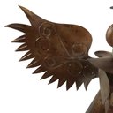 Ver imagem 7 de Arcanjo Prime Artesanal Enferrujado Com Pergaminho Em Ferro Libertas Rosas Artesanato Anjo Prime Nat