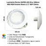 Luminária Piscina Super Led 81w 180mm Abs Rgb - 5