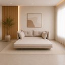 Ver imagem 6 de Sofá Cama Casal 02 Lugares Linho Bege Madri 167cm Yescasa