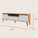 Ver imagem 3 de Rack para Tv 180cm Retro Mdf Freijo Dallas - On Móveis
