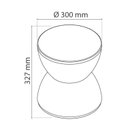 Ver imagem 4 de Conjunto de Mesa e Banquetas Infantil Branco/Colorido