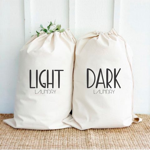 Conjunto de Sacos P/ Roupas Sujas Dark/light