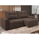 Ver imagem 1 de Sofá 3 Lugares Retrátil Reclinável 230cm Molas Ensacadas Palladium New