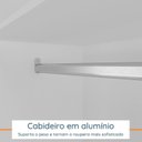 Ver mais imagens de Quarto Infantil/Juvenil com Guarda-Roupa e Cômoda Sky Yescasa Branco/Olmo Italiano