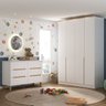 Quarto Infantil com Guarda-roupa e Cômoda Sky - 1