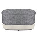 Ver imagem 3 de Namoradeira Beatriz 130cm Boucle com Tecido Calacata: Bege / Cinza