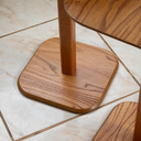 Ver imagem 6 de Kit 2 Mesinhas Laterais de Madeira Maciça Verniz Semibrlho