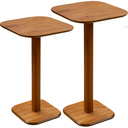 Ver imagem 1 de Kit 2 Mesinhas Laterais de Madeira Maciça Verniz Semibrlho