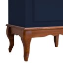 Ver imagem 3 de Estante para Sala 2 Prateleiras 1 Gaveta 1 Porta Pés Luiz Xv 60104 Linz Móveis - Azul Petróleo/imbui