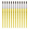 Pincel para Artesanato Pelo de Pônei N. 22 - 12 Unidades - 1