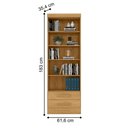 Ver imagem 4 de Conjunto Shadow Freijó Toq: Mesa Shadow + Livreiro Turim