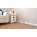 Ver imagem 3 de Rodapé Poliestireno 7cm X 10mm X 2,40m Slim Liso Nfr Rodapés 