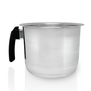 Conjunto Fervedor Alumínio Leiteira Canecão Café 3 Peças - Polido