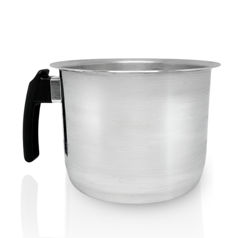 Conjunto Fervedor Alumínio Leiteira Canecão Café 3 Peças - Polido