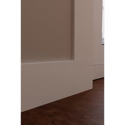 Rodapé Poliestireno 10cm X 10mm X 2,40m Slim Liso Nfr Rodapés  - 3