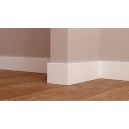 Rodapé Poliestireno 10cm X 10mm X 2,40m Slim Liso Nfr Rodapés  - 4