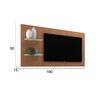 Painel para TV até 55 Polegadas 2 Prateleiras Dakota Yescasa - 3