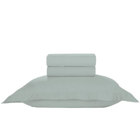Jogo de Cama Solteiro Liso 300 Fios Nova América:verde