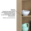 Ver imagem 6 de Armário Aéreo de Cozinha 120cm 3 Portas Classic Luciane Móveis