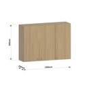Ver imagem 4 de Armário Aéreo de Cozinha 120cm 3 Portas Classic Luciane Móveis
