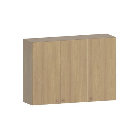 Armário Aéreo de Cozinha 120cm 3 Portas Classic Luciane Móveis