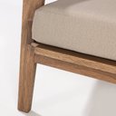 Ver imagem 6 de Sofá 3 Lugares Lótus Acquablock Bege/Castanho/Fendi