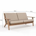 Ver imagem 3 de Sofá 3 Lugares Lótus Acquablock