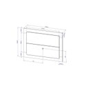 Ver imagem 3 de Painel para TV até 75 Polegadas MDF 182cmx134cm Oslo