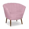 Kit 02 Poltrona Pétala Flor Decorativa Suede - 2
