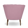 Kit 02 Poltrona Pétala Flor Decorativa Suede - 6