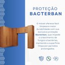 Ver imagem 6 de Guarda-Roupa Modulado 5 Peças 9 Portas 3 Gavetas Texas Marrom/Cinamomo