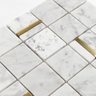 Pastilhas de Pedra Quadrada Mármore Carrara - 5