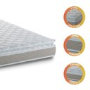 Ver imagem 3 de Colchão Casal SINIFLEX Espuma D33 138x188x19cm Bege/Branco