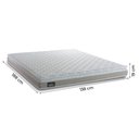 Ver imagem 4 de Colchão Casal SINIFLEX Espuma D33 138x188x19cm Bege/Branco